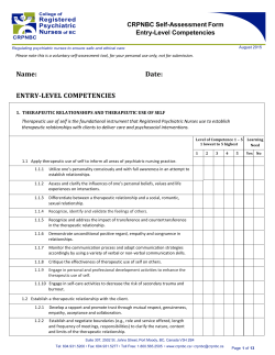 Microsoft Word - 2014 CRPNBC SELF