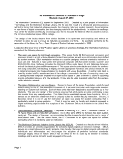 Information Commons Summary