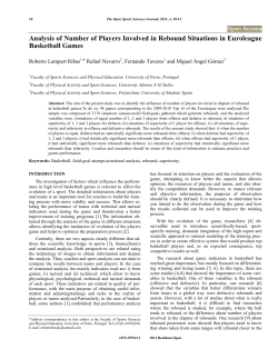Analysis of Number of Players Involved in Rebound