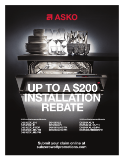 UP TO A $200 INSTALLATION REBATE