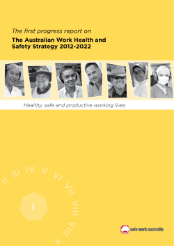 The first progress report on the Australian Work Health
