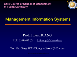 Managing Information Systems: Approach to New Organization