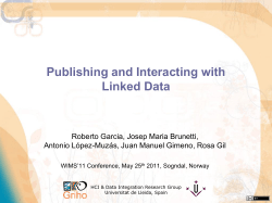 Acercando la Web Sem&aacute;ntica a los Usuarios