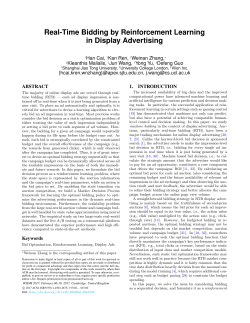 Real-Time Bidding by Reinforcement Learning in
