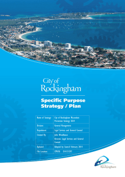 Name of Strategy: City of Rockingham Misconduct Prevention