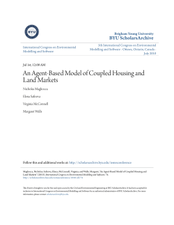 An Agent-Based Model of Coupled Housing and Land Markets