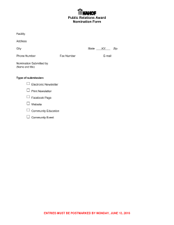 Public Relations Award