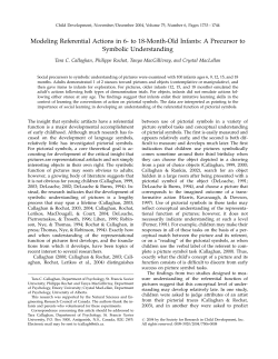 Modeling Referential Actions in 6 - Emory University Department of