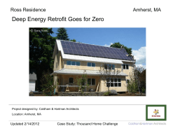 Deep Energy Retrofit Goes for Zero