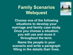 Family Scenarios