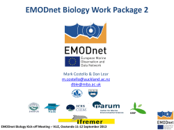 EMODnet Biology Kick-off Meeting &ndash; VLIZ, Oostende 11