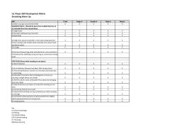 LLL Player Skill Development Matrix Stretching Warm Up