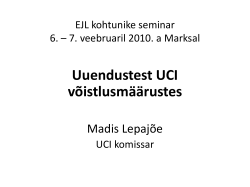 EJL kohtunike seminar 29. aprillil 2008. a T&uuml;ril