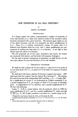 new properties of all real functions