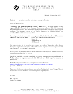 Education and Wage Inequality in Europe