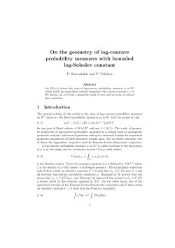 On the geometry of log-concave probability measures with bounded
