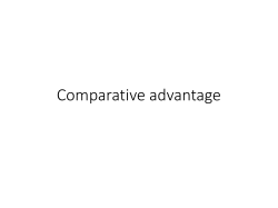 Comparative Advantage