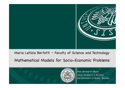 Mathematical Models for Socio