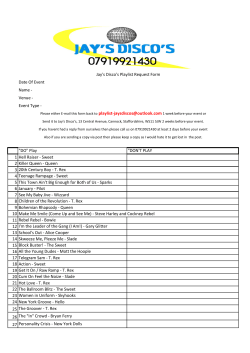 Date Of Event Name - Venue - Event Type