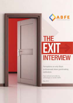 The Exit Interview