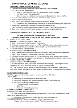 how to apply for an mic gate pass