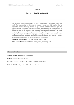 Finland Second Life - Virtual world