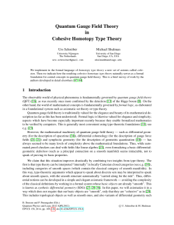 Quantum Gauge Field Theory in Cohesive Homotopy Type