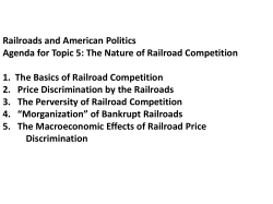 of Bankrupt Railroads The Macroeconomic Effects of Railroad Price