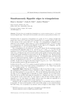 Simultaneously flippable edges in triangulations