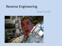 Reverse Engineering