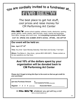 The best place to get hot stuff, cool prices and raise money for CM