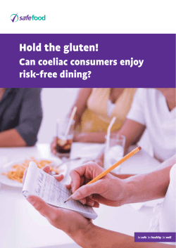 Hold the gluten!