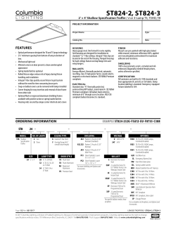 ST824-2, ST824-3 - Columbia Lighting