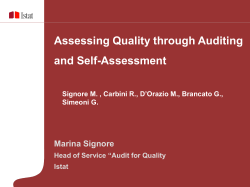 Diapositiva 1 - Quality on Statistics 2010