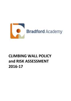climbing wall policy