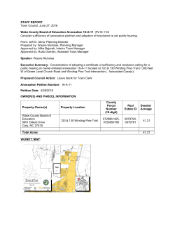Consider sufficiency of annexation petition and