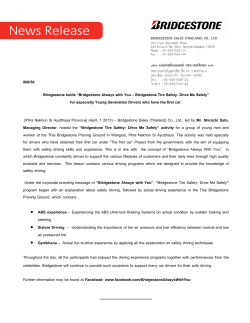 006/56 Bridgestone holds &ldquo;Bridgestone Always with You