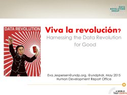 Data Revolution