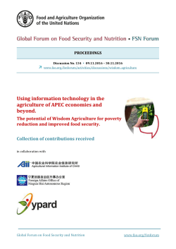 proceed - Food and Agriculture Organization of the United Nations