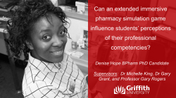 2A2 – Can an extended immersive pharmacy simulation game