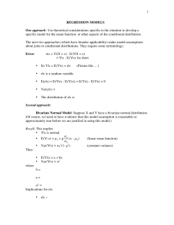 Use theoretical considerations specific to the situation to develop a