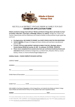 The Exhibitor shall indemnify the Kiltulla and District Vintage Show