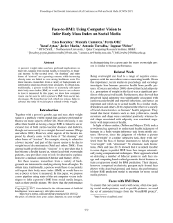 Face-to-BMI: Using Computer Vision to Infer Body Mass Index on