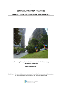 &ldquo;Company attraction strategies &ndash; insights from international best