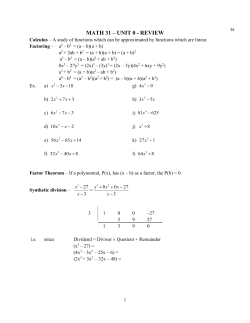 2. Solve each equation for x.