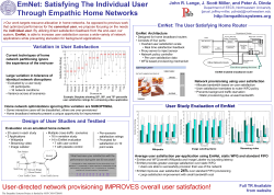 EmNet (Sigmetrics 2009) - The Empathic Systems Project