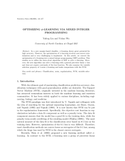 Optimizing psi-learning via mixed integer programming.