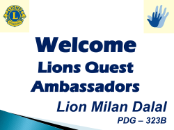 Model Awareness Seminar - Lions Quest in India Foundation