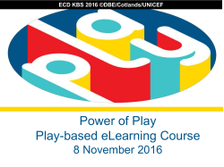 Power of Play Play-based eLearning Course