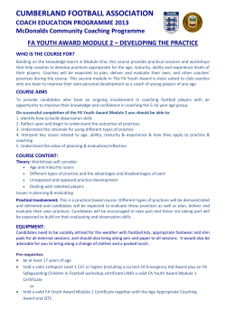 DEVON COUNTY FOOTBALL ASSOCIATION